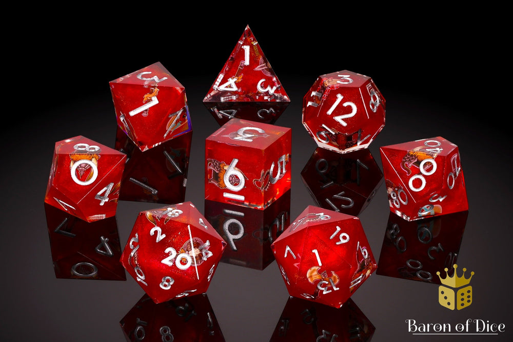 The Barbarian | 8-Piece RPG Set | Baron's Signature Series (ONLINE ORDER ONLY)