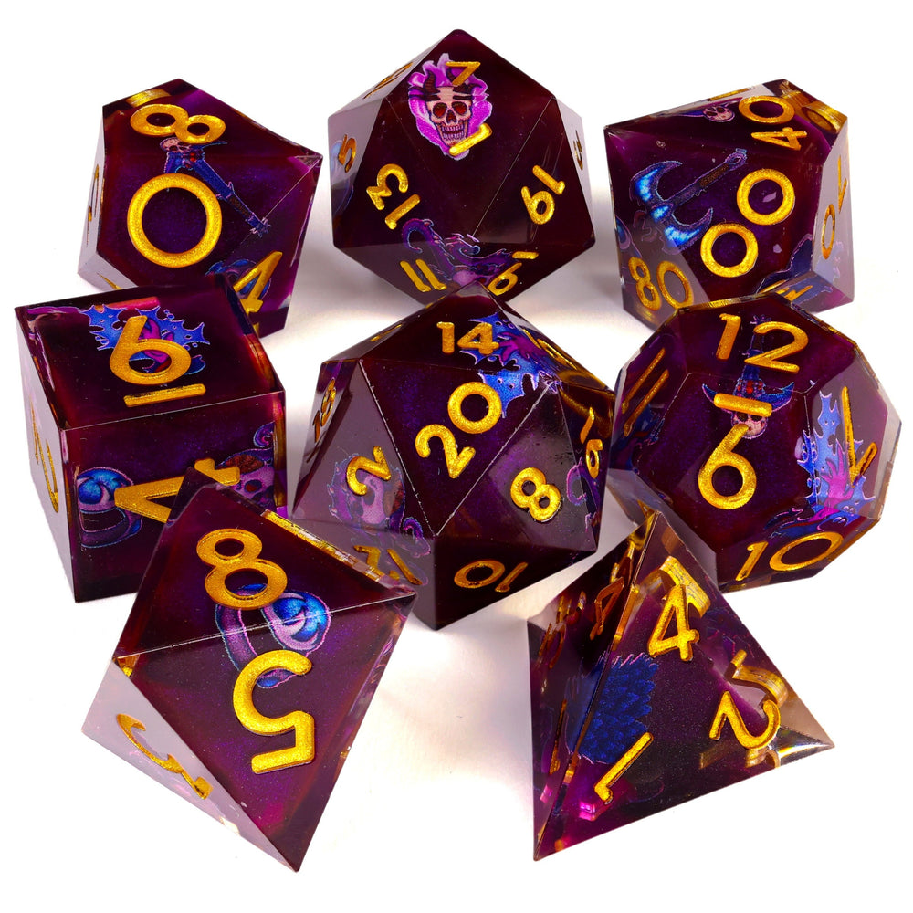 The Warlock | 8-Piece RPG Set | Baron's Signature Series (ONLINE ORDER ONLY)