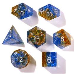 Liuli Glass RPG Dice Set - 7 Pieces (ONLINE ORDER ONLY)