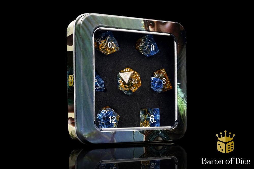 Liuli Glass RPG Dice Set - 7 Pieces (ONLINE ORDER ONLY)