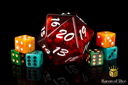 Big Ass Spindown D20 - Red Fire