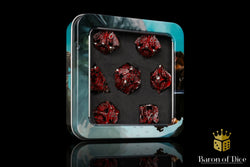 Angels of Death Metal RPG Dice - 7 Pieces (ONLINE ORDER ONLY)