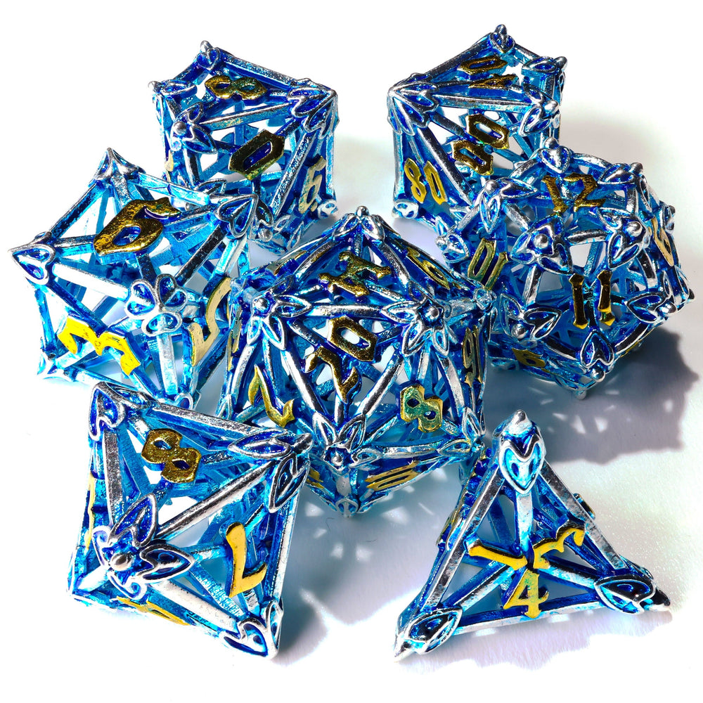 Elven Forged Trinkets Metal RPG Dice Set - 7 Pieces (ONLINE ORDER ONLY)