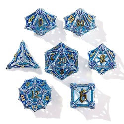 Elven Forged Trinkets Metal RPG Dice Set - 7 Pieces (ONLINE ORDER ONLY)