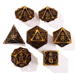 Sunken Treasure Metal RPG Dice Set - 7 Pieces (ONLINE ORDER ONLY)