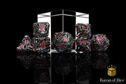 Denizens of the Deep Iridescent Metal RPG Dice Set | 7 Pieces (ONLINE ORDER ONLY)