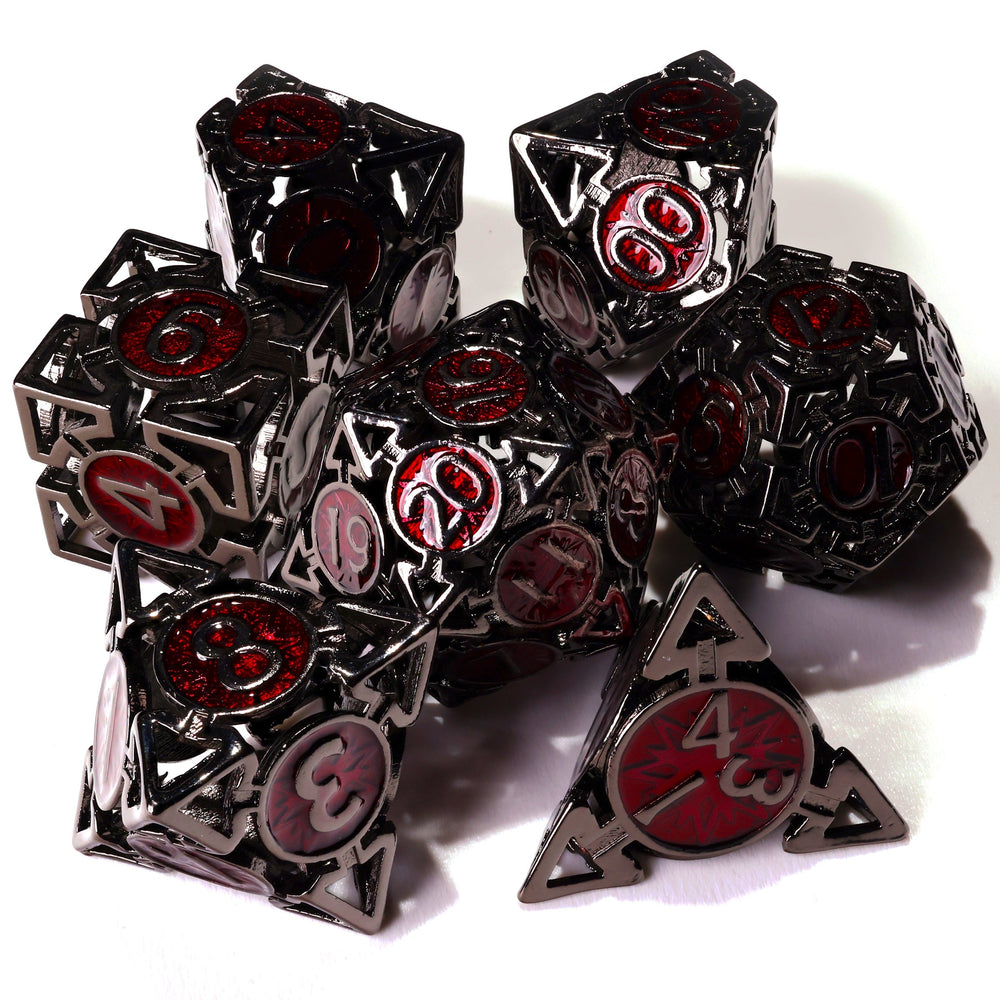 Which Way is Up? Metal RPG Dice Set | 7 Pieces (ONLINE ORDER ONLY)