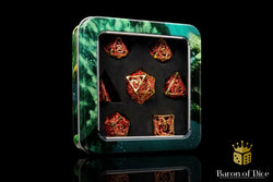 Dragons of Legend Metal RPG Dice Set | 7 Pieces (ONLINE ORDER ONLY)