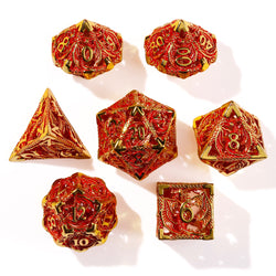 Dragons of Legend Metal RPG Dice Set | 7 Pieces (ONLINE ORDER ONLY)