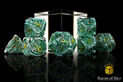 Undead Legion Metal RPG Dice Set | 7 Pieces (ONLINE ORDER ONLY)