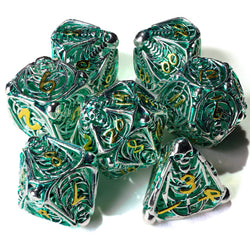Undead Legion Metal RPG Dice Set | 7 Pieces (ONLINE ORDER ONLY)