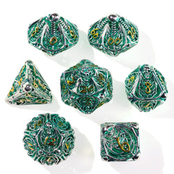 Undead Legion Metal RPG Dice Set | 7 Pieces (ONLINE ORDER ONLY)