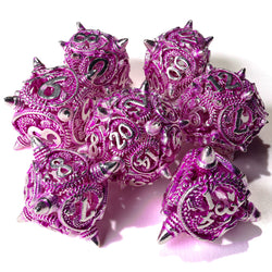 Ancient Wyvern Metal RPG Dice Set | 7 Pieces (ONLINE ORDER ONLY)