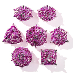 Ancient Wyvern Metal RPG Dice Set | 7 Pieces (ONLINE ORDER ONLY)