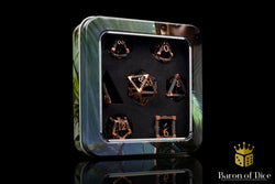 Bronze Kraken Metal RPG Dice Set | 7 Pieces (ONLINE ORDER ONLY)