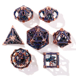 Ancient Kraken Metal RPG Dice Set | 7 Pieces (ONLINE ORDER ONLY)