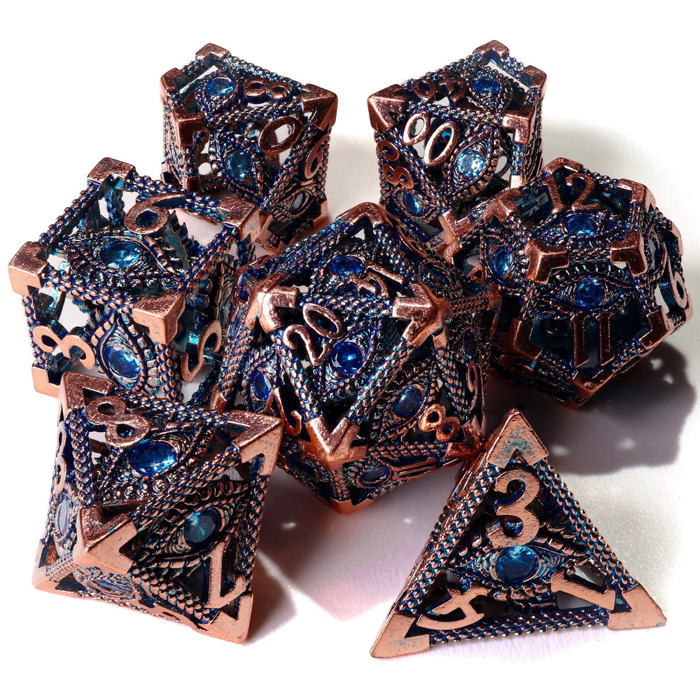 Eye of Providence Metal RPG Dice Set | 7 Pieces (ONLINE ORDER ONLY)