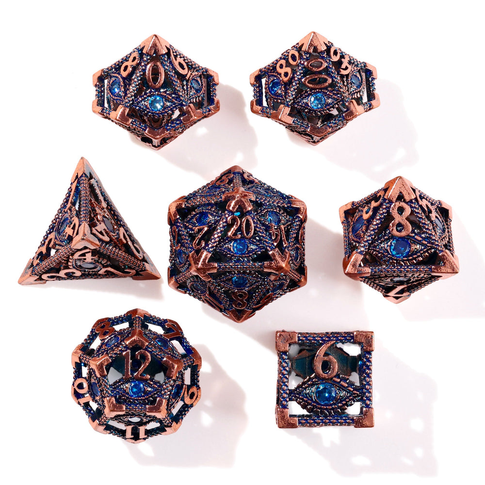 Eye of Providence Metal RPG Dice Set | 7 Pieces (ONLINE ORDER ONLY)
