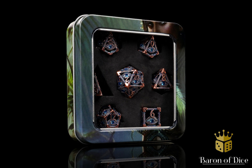 Eye of Providence Metal RPG Dice Set | 7 Pieces (ONLINE ORDER ONLY)