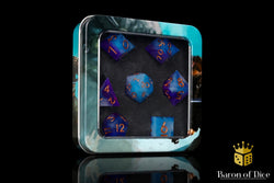 Aquamarine Sharp Edge RPG Dice - 7 Pieces (ONLINE ORDER ONLY)