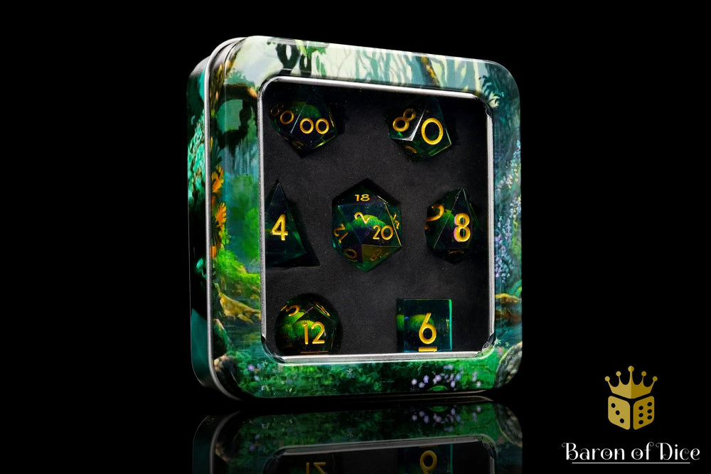 Dragon's Eye Liquid Core RPG Dice Set | 7 Pieces