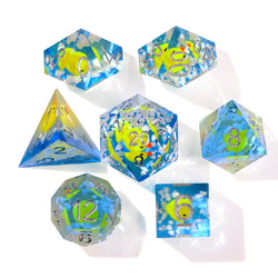 Rubber Duck Sharp Corner RPG Dice Set | 7 Pieces (ONLINE ORDER ONLY)