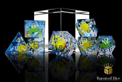 Rubber Duck Sharp Corner RPG Dice Set | 7 Pieces (ONLINE ORDER ONLY)