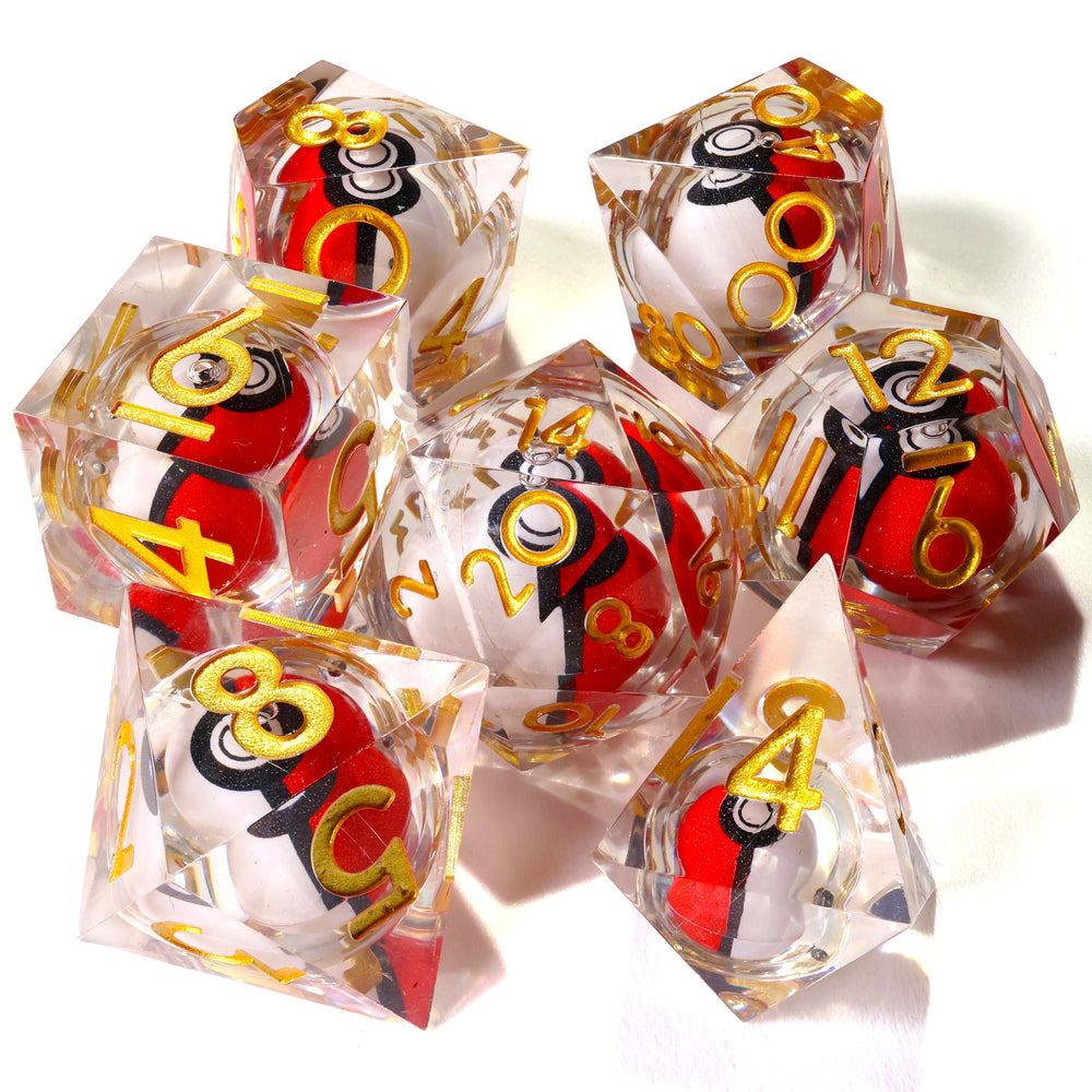I Choose You! Liquid Core RPG Dice Set - 7 Pieces (ONLINE ORDER ONLY)