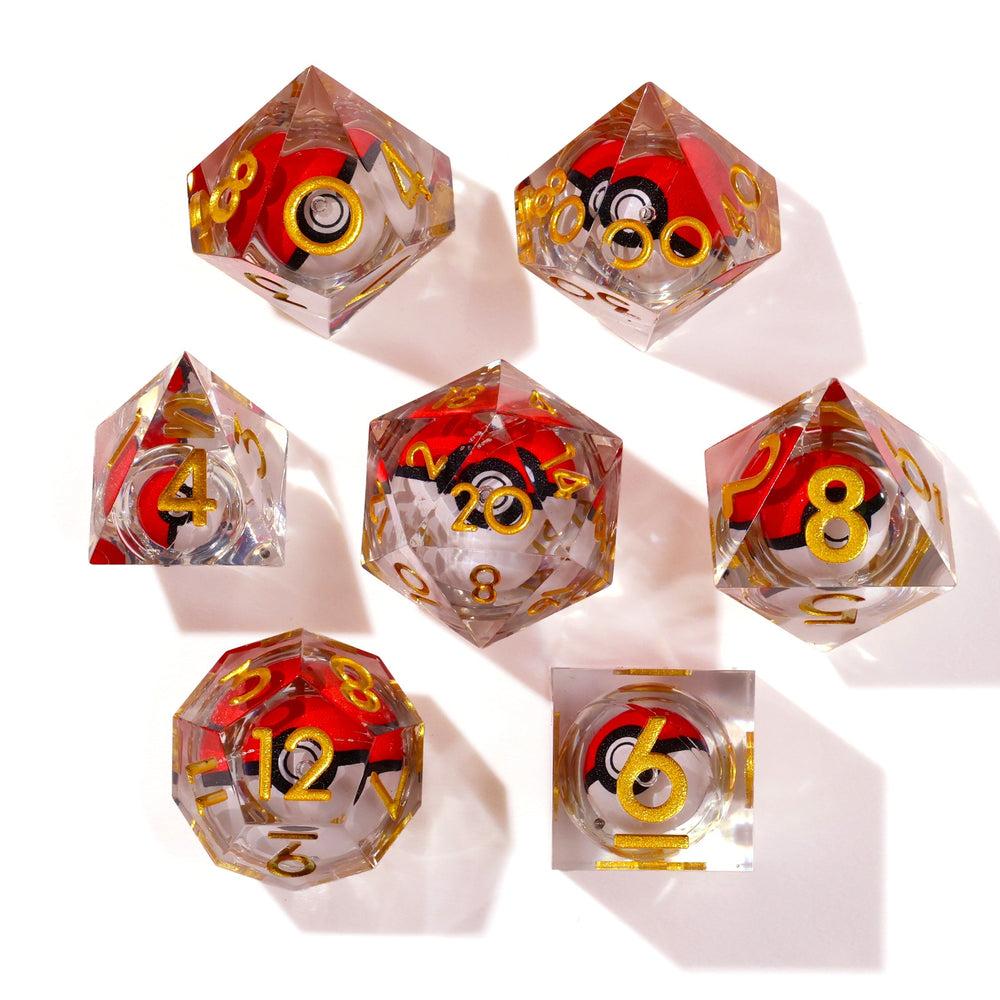 I Choose You! Liquid Core RPG Dice Set - 7 Pieces (ONLINE ORDER ONLY)