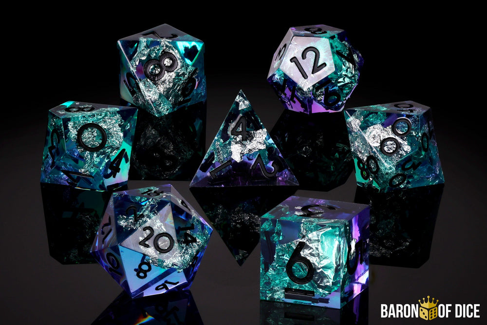 Island Sunset RPG Dice Set | 7 Pieces (ONLINE ORDER ONLY)