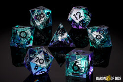 Island Sunset RPG Dice Set | 7 Pieces (ONLINE ORDER ONLY)
