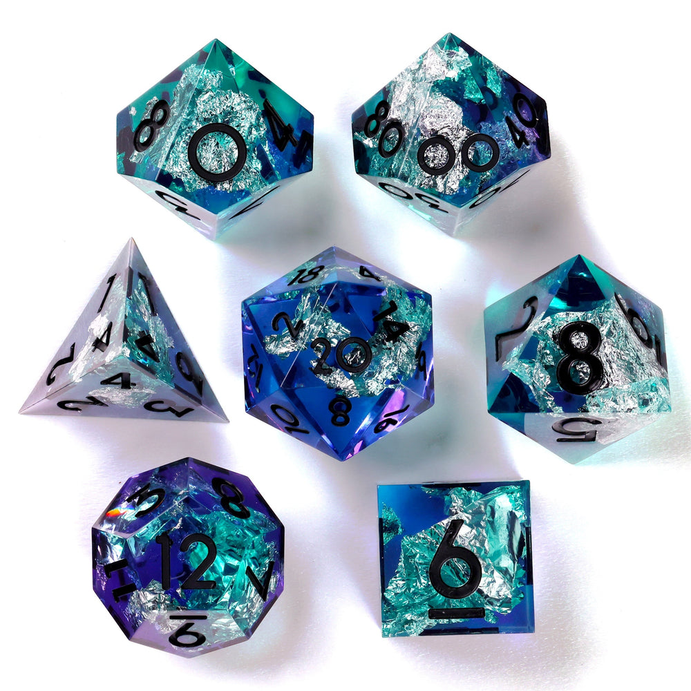 Island Sunset RPG Dice Set | 7 Pieces (ONLINE ORDER ONLY)