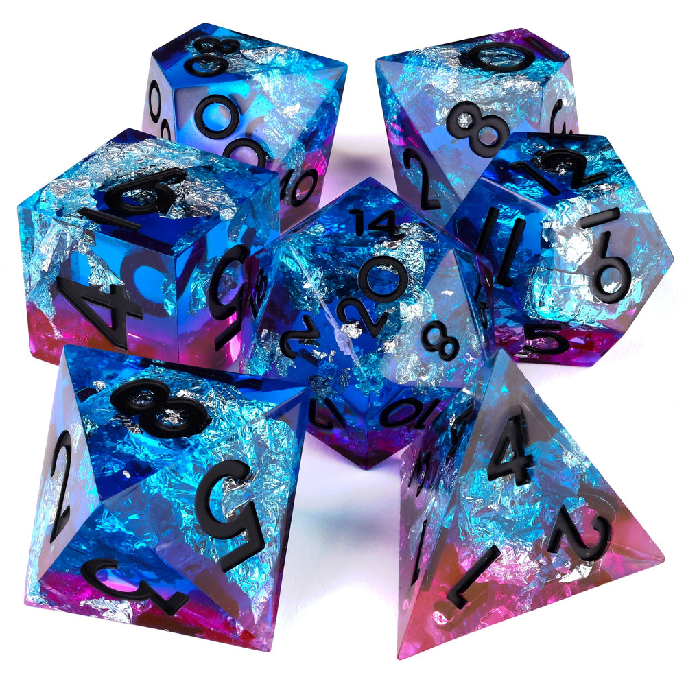 Electric Rave RPG Dice Set | 7 Pieces (ONLINE ORDER ONLY)