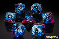 Electric Rave RPG Dice Set | 7 Pieces (ONLINE ORDER ONLY)