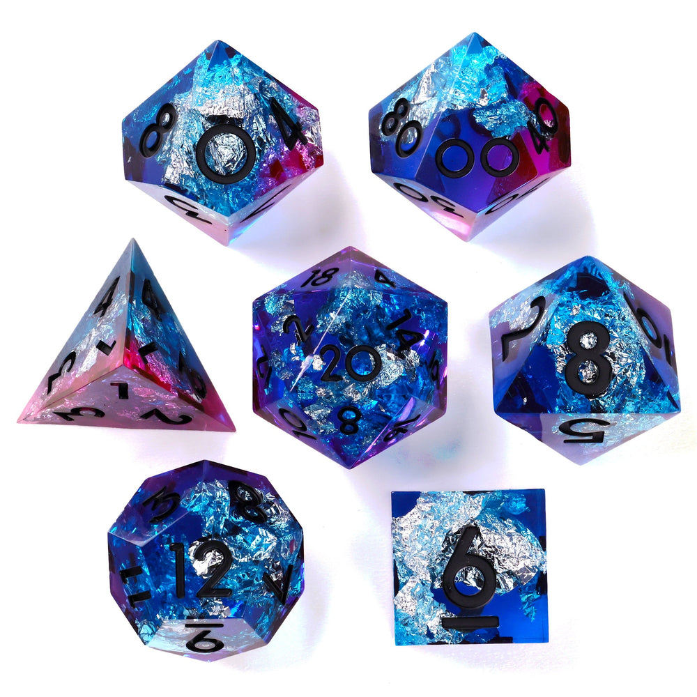 Electric Rave RPG Dice Set | 7 Pieces (ONLINE ORDER ONLY)