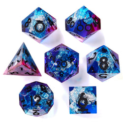 Electric Rave RPG Dice Set | 7 Pieces (ONLINE ORDER ONLY)