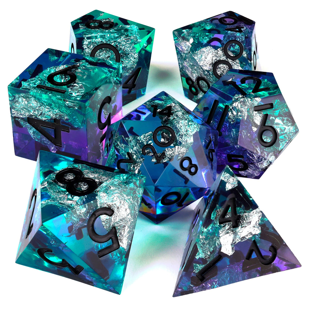 Island Sunset RPG Dice Set | 7 Pieces (ONLINE ORDER ONLY)