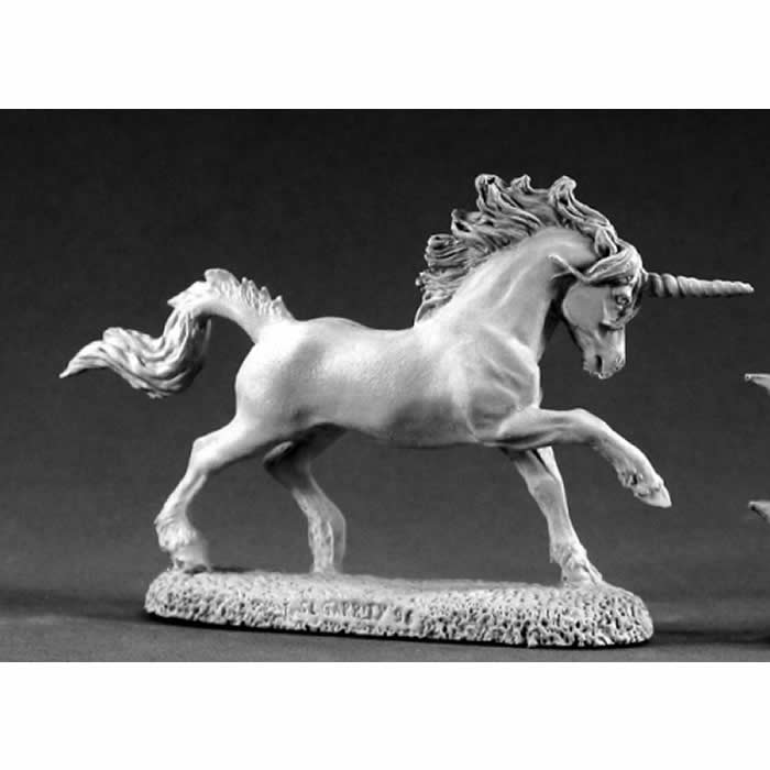 RPR02064 Silverhorn Unicorn Miniature 25mm Heroic Scale Dark Heaven (ONLINE ORDER ONLY)