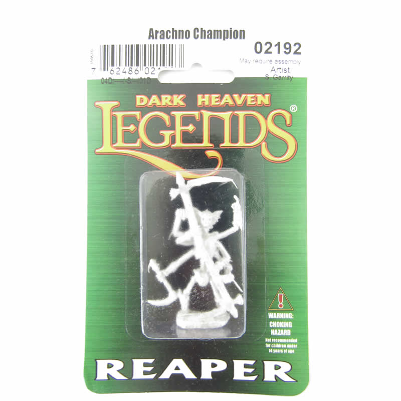 RPR02192 Arachno Champion Miniature 25mm Heroic Scale Dark Heaven (ONLINE ORDER ONLY)