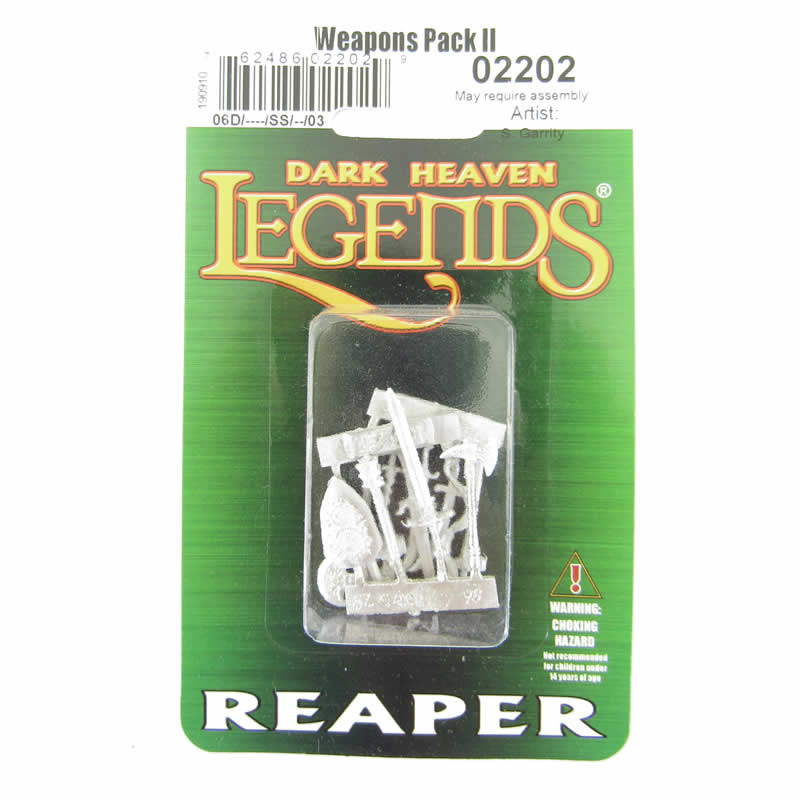 RPR02202 Weapons Pack II Miniature 25mm Heroic Scale Dark Heaven (ONLINE ORDER ONLY)