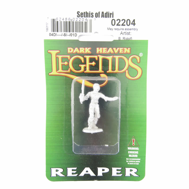 RPR02204 Sethis Of Adiri Miniature 25mm Heroic Scale Dark Heaven (ONLINE ORDER ONLY)