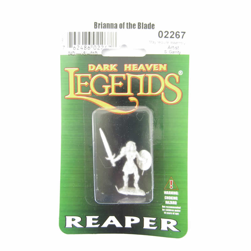 RPR02267 Brianna of the Blade Miniature 25mm Heroic Scale Dark Heaven (ONLINE ORDER ONLY)