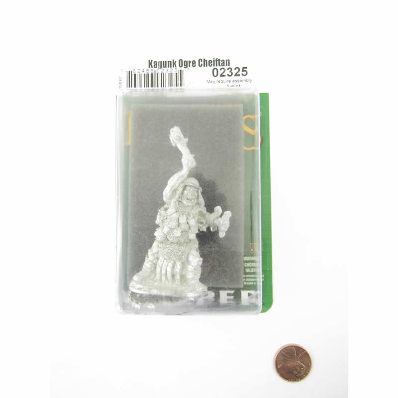 RPR02325 Kagunk Ogre Cheiftan Miniature 25mm Heroic Scale Dark Heaven (ONLINE ORDER ONLY)