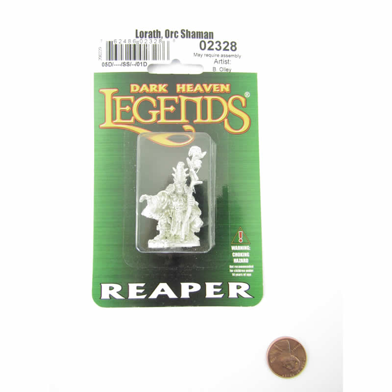 RPR02328 Lorath Orc Shaman Miniature 25mm Heroic Scale Dark Heaven (ONLINE ORDER ONLY)