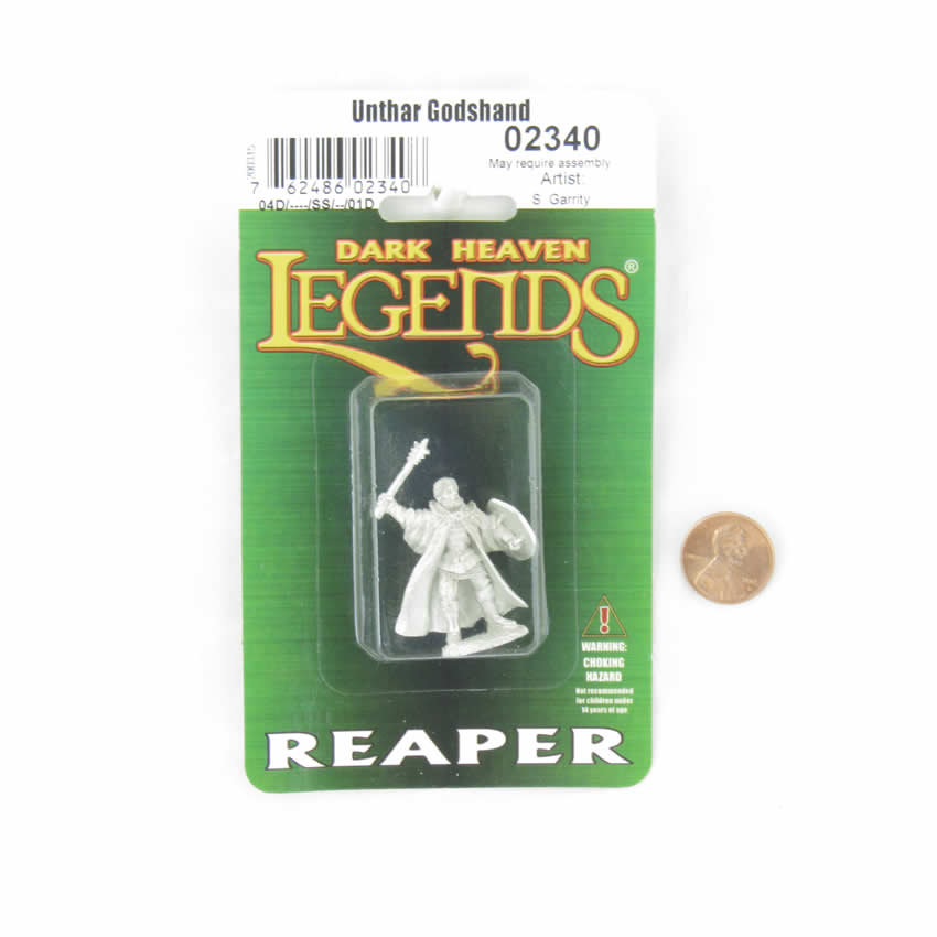 RPR02340 Unthar Godshand Miniature 25mm Heroic Scale Dark Heaven (ONLINE ORDER ONLY)