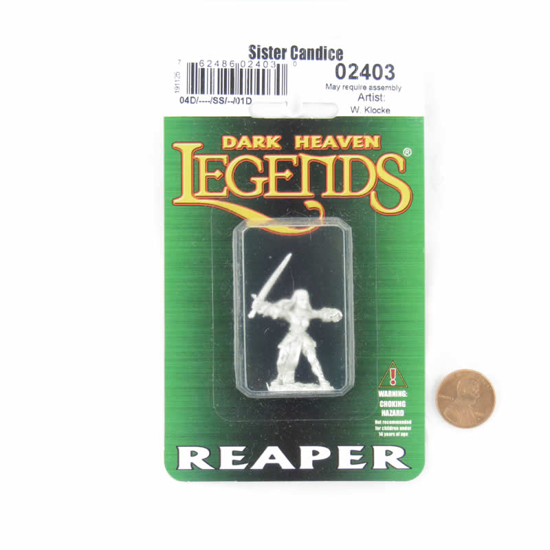 RPR02403 Sister Candice Miniature 25mm Heroic Scale Dark Heaven (ONLINE ORDER ONLY)