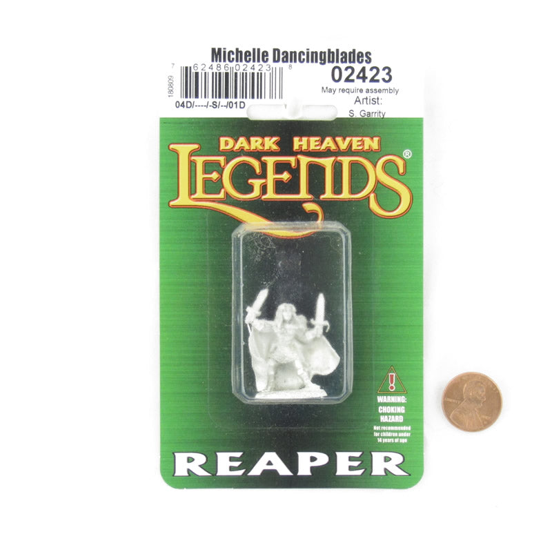 RPR02423 Michelle Dancingblades Miniature 25mm Heroic Scale Dark Heaven (ONLINE ORDER ONLY)