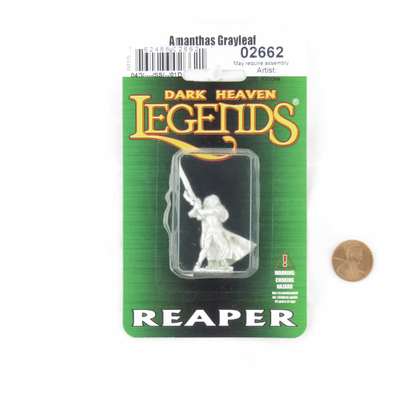 RPR02662 Amanthas Grayleaf Miniature 25mm Heroic Scale Dark Heaven Legends (ONLINE ORDER ONLY)