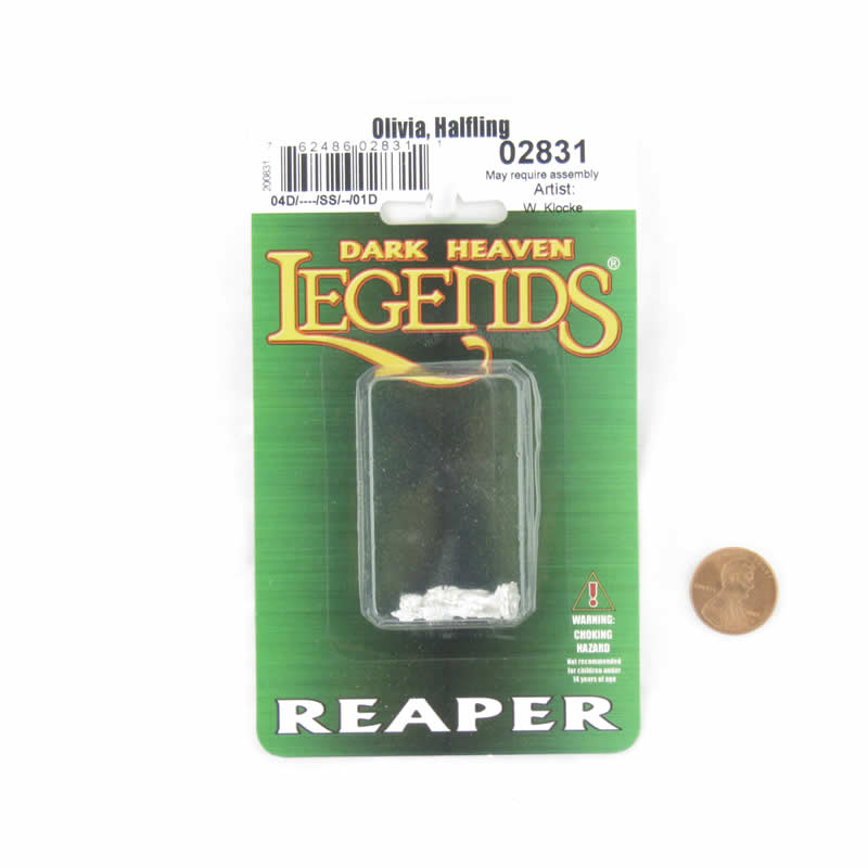 RPR02831 Olivia Halfling Miniature 25mm Heroic Scale Dark Heaven Legends (ONLINE ORDER ONLY)