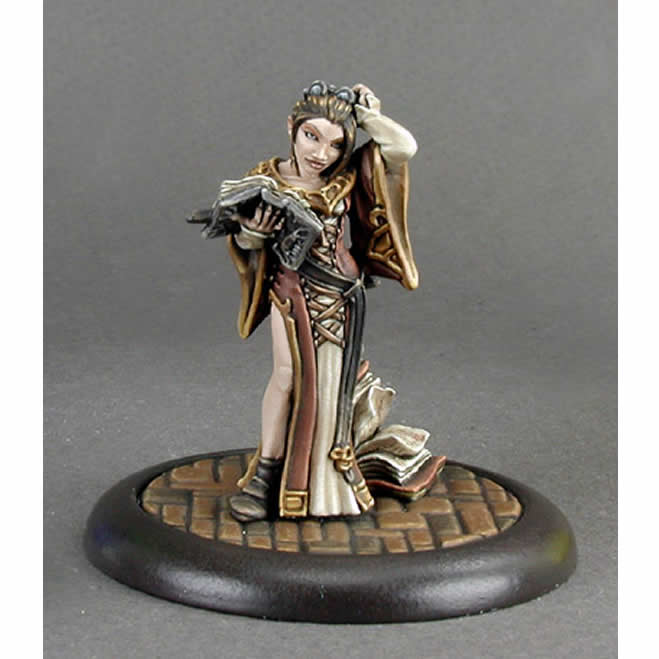 RPR02835 Jolie Female Scribe Miniature Figurine 25mm Heroic Scale Dark Heaven Legends (ONLINE ORDER ONLY)